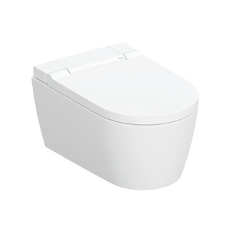 Závěsné WC AquaClean Sela, bílá/ bílá mat, se sedátkem, sprchovací, Geberit 146.220.11.1