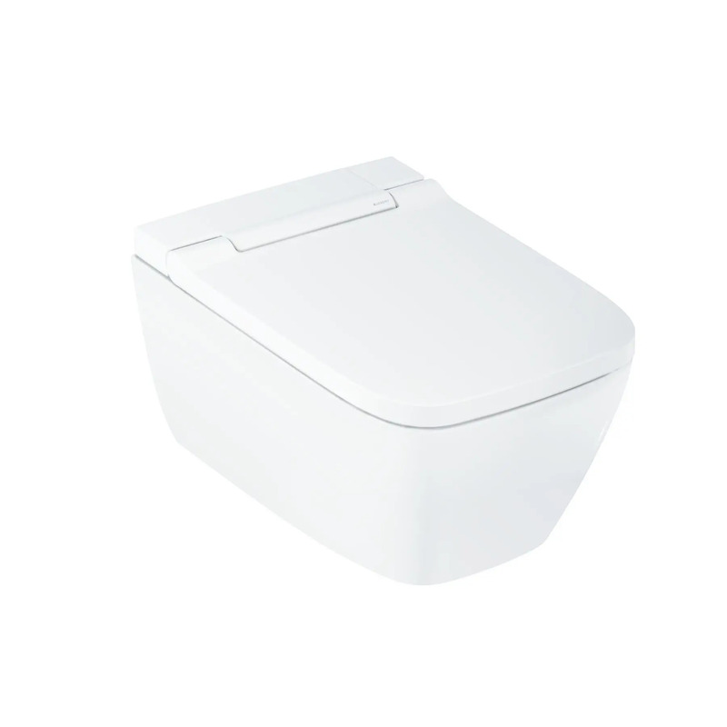 Závěsné WC AquaClean Sela Square, bílá, se sedátkem, sprchovací, Geberit 146.250.01.1