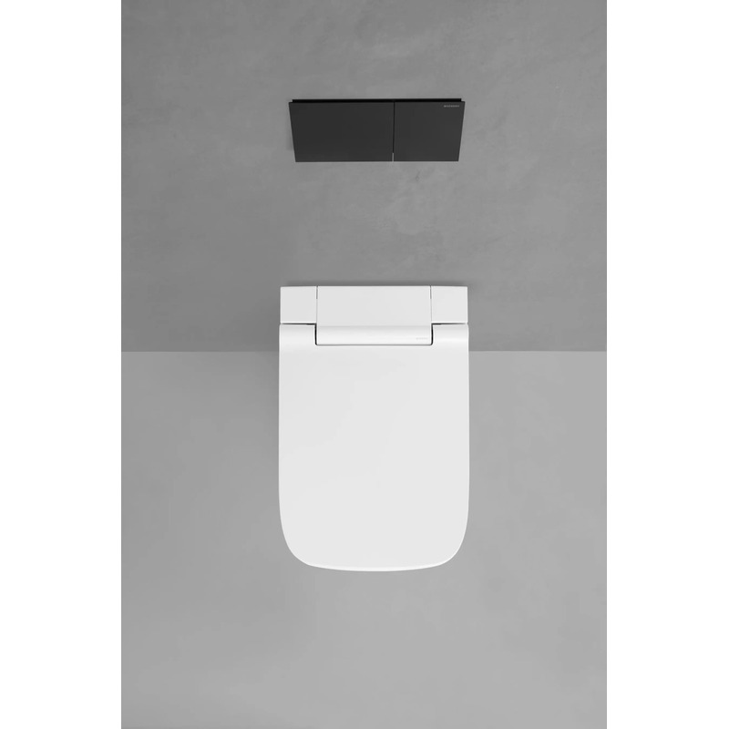 Závěsné WC AquaClean Sela Square, bílá, se sedátkem, sprchovací, Geberit 146.250.01.1