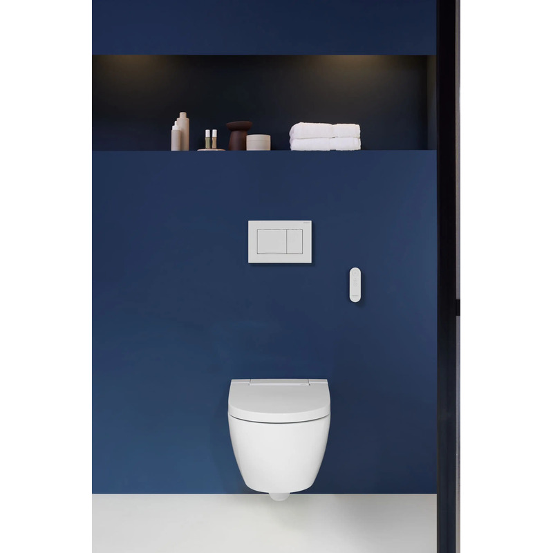 Závěsné WC AquaClean Alba, bílá, se sedátkem, sprchovací, Geberit 146.350.01.1