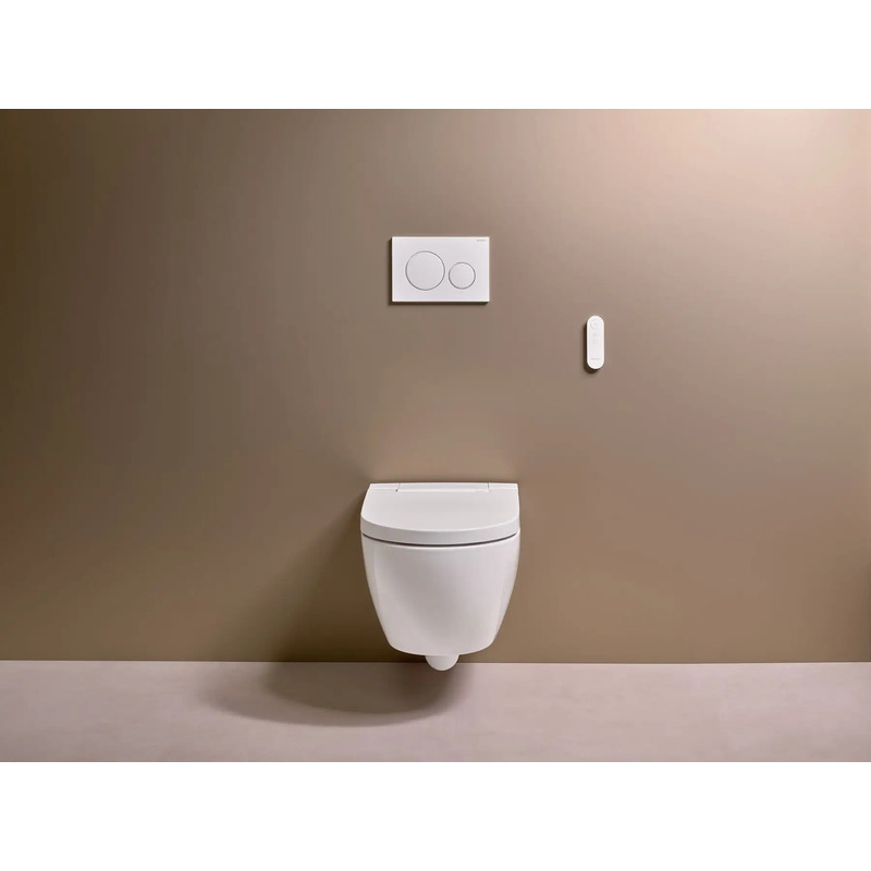 Závěsné WC AquaClean Alba, bílá, se sedátkem, sprchovací, Geberit 146.350.01.1