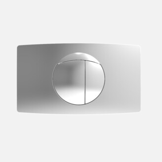 Deska ovládací SANIT DUAL chrom lesk