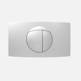 Deska ovládací SANIT DUAL chrom mat