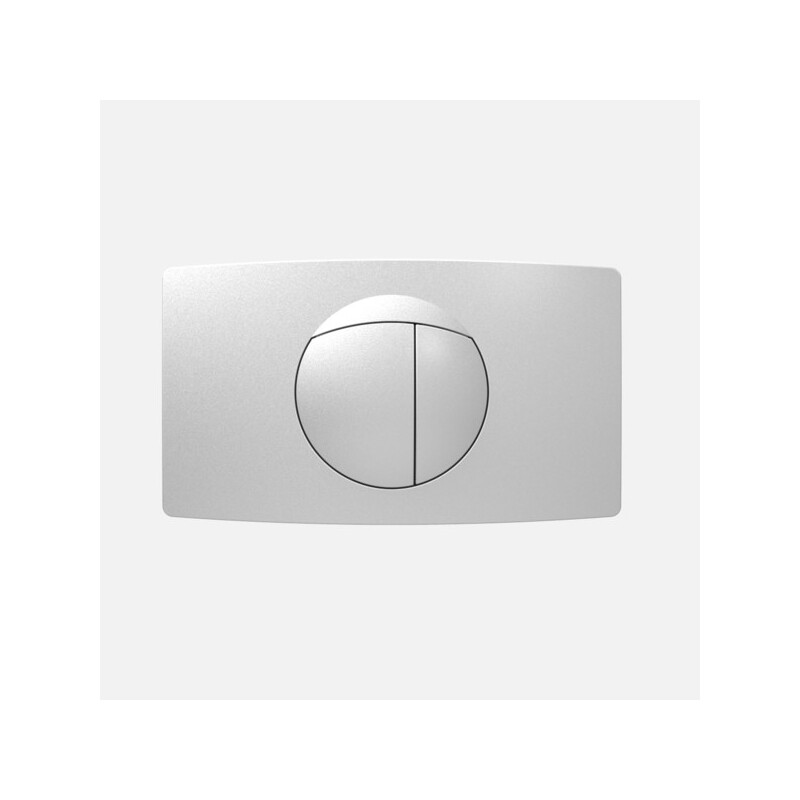 Deska ovládací SANIT DUAL chrom mat