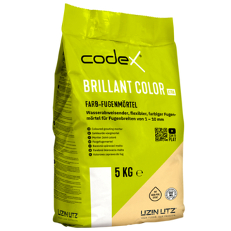 Spárovací hmota BRILLANT COLOR, bílá, 5 kg, CODEX