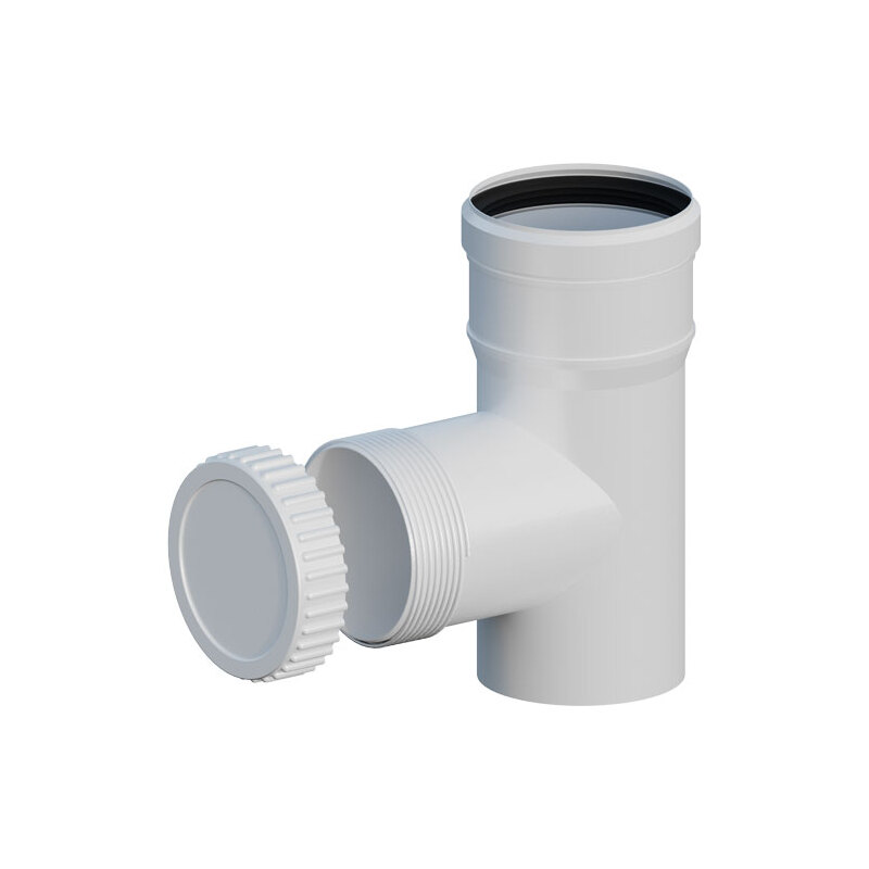 Revizní kus odkouření d 80, PP, Ricom Gas 16080B2