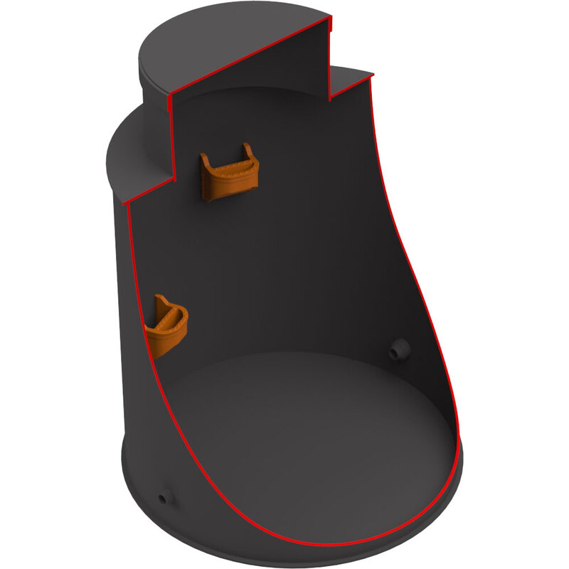 Vodoměrná šachta pro obetonování 1000 x 1750 x 8 mm, HECKL