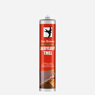 Tmel akrylový Den Braven, bílý 280ml