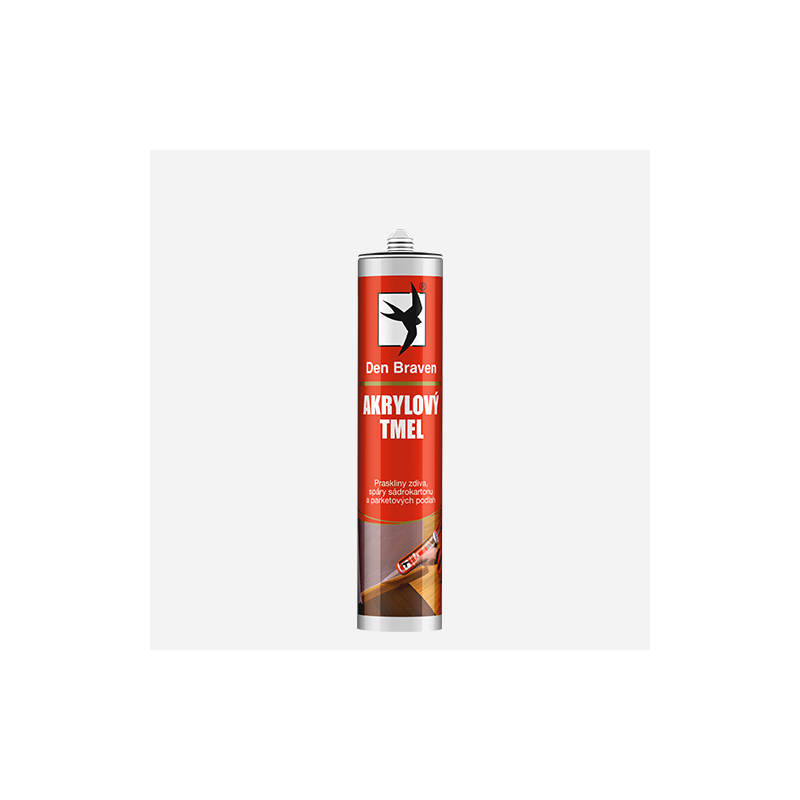 Tmel akrylový Den Braven, bílý 280ml