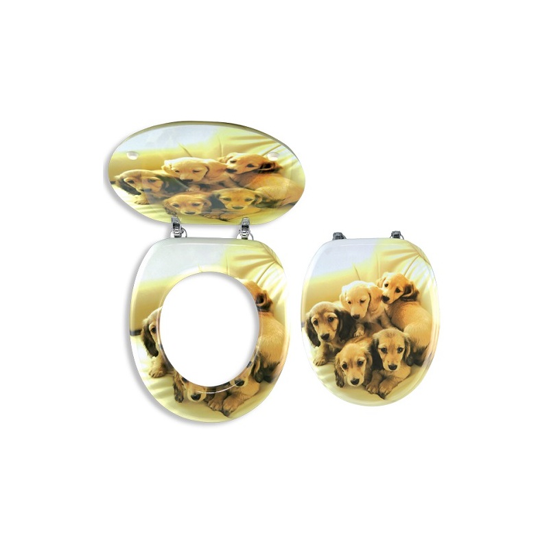 WC sedátko s poklopem, s motivem, Novaservis WC/STENATA