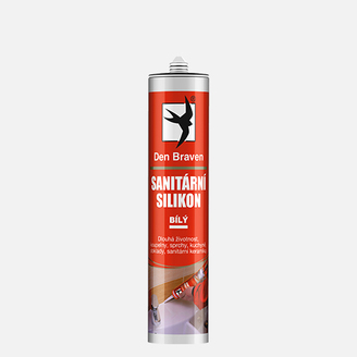 Silikon sanitární Den Braven, bílý 280ml