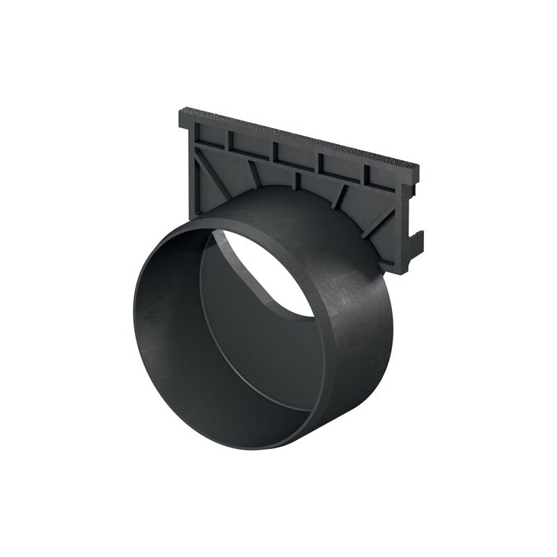 Čelní stěna s nátrubkem d 110 mm pro odvodňovací žlaby, ACO 319289 