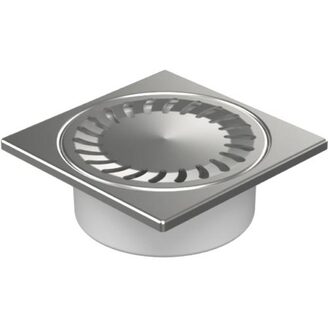 Podlahová vpusť 150 x 150 mm, mřížka nerez, spodní odtok d 50 mm, Chuděj 320 N