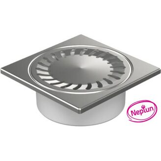 Podlahová vpusť 150 x 150 mm, mřížka nerez, spodní odtok d 50 mm, Chuděj 320 X N