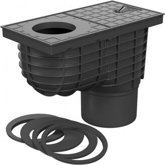 Lapač střešních splavenin DN 125, spodní odtok, Chuděj 325 B, KV 125