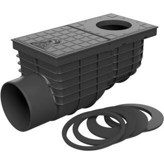 Lapač střešních splavenin DN 100, boční odtok, Chuděj 325 D, KV 110 B