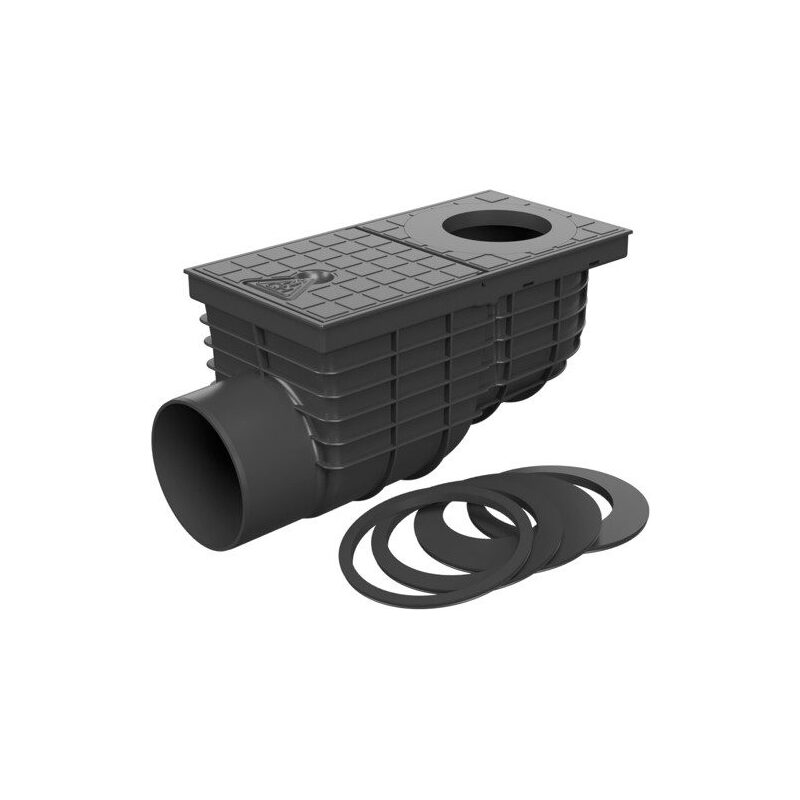 Lapač střešních splavenin DN 100, boční odtok, Chuděj 325 D, KV 110 B