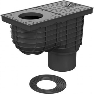 Lapač střešních splavenin DN 100, spodní odtok, standard, Chuděj 325 E, KV 110 ST