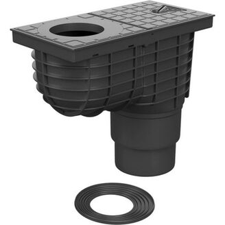 Lapač střešních splavenin DN 100/125, spodní odtok, Chuděj 325 S, KV 110/125 ST