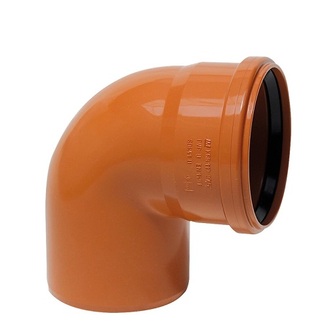 Koleno jednohrdlé Quantum KGB 87° 250 mm, PVC, kanalizace, SDR34, Pipelife 3295125108