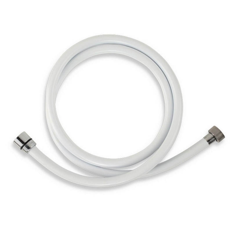 Sprchová hadice 150 cm, bílá, Novaservis PVC/150,11