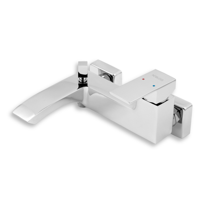 Vanová baterie Nobless Edge 150 mm, chrom, nástěnná, bez příslušenství, Novaservis 36020/1,0