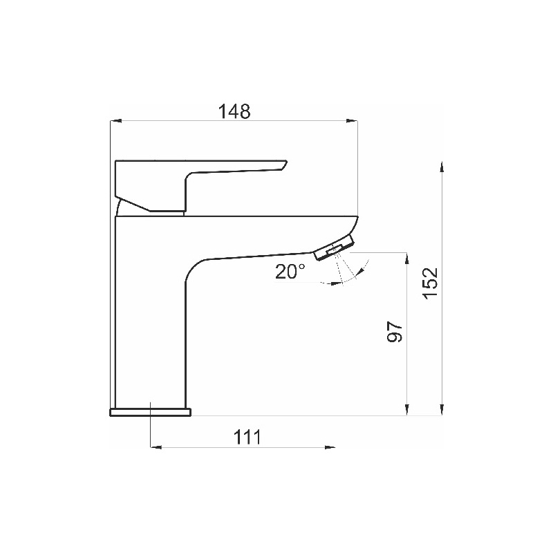 Umyvadlová baterie Metalia 58, černá, stojánková, s výpustí, Novaservis 58003,5