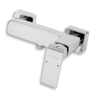 Sprchová baterie Nobless Sharp 150 mm, chrom, nástěnná, bez příslušenství, Novaservis 37061/1,0