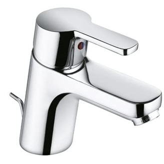 Umyvadlová baterie Logo Neo, chrom, stojánková, s výpustí, Kludi 372820575