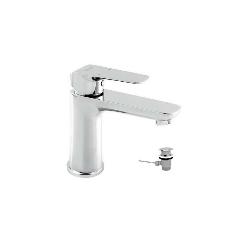 Umyvadlová baterie Nobless Tina, chrom, stojánková, s výpustí, Novaservis 38003,0