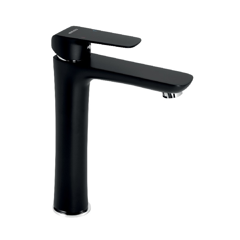 Umyvadlová baterie Nobless Tina, černá/mat, stojánková, bez výpusti, Novaservis 38501/1,5