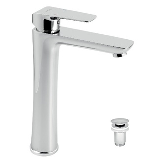 Umyvadlová baterie Nobless Tina, chrom, stojánková, s výpustí, Novaservis 38503,0