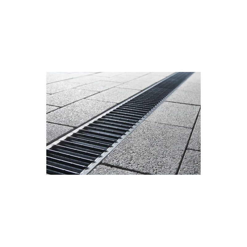 Můstkový pozinkovaný rošt 1 m pro odvodňovací žlaby Euroline a Hexaline, ACO 38516