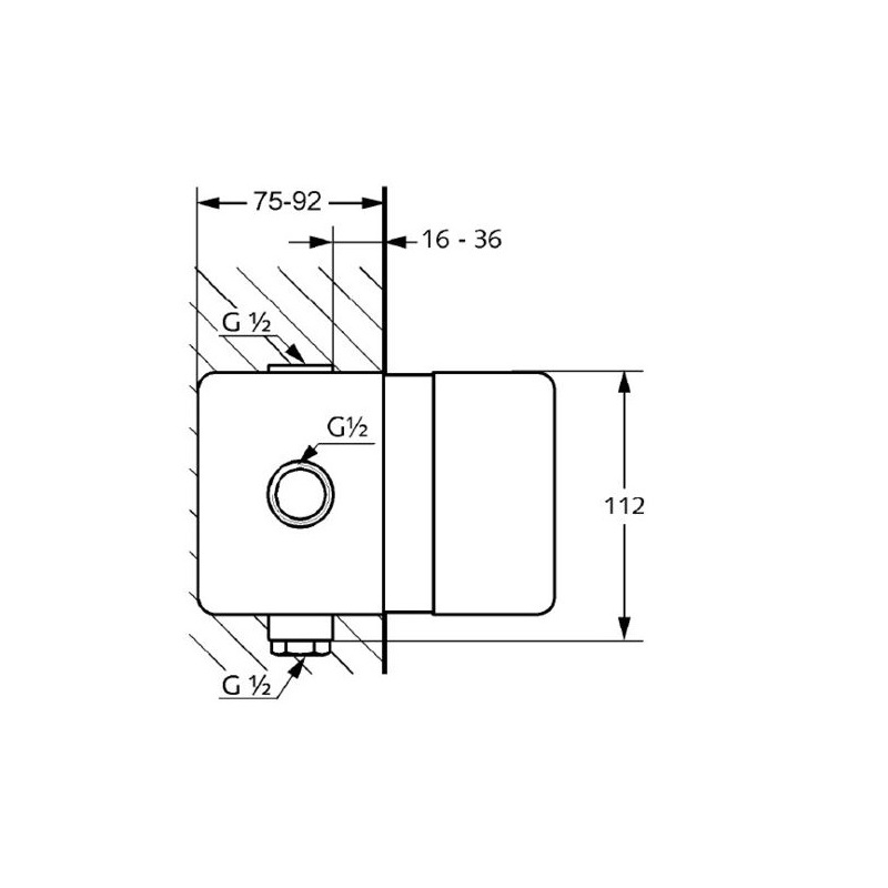 Podomítkové těleso KLUDI, 38625