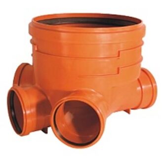 Šachtové dno soutočné 3 vtoky-1 výtok DN 315/160 KG, pro hladké prodloužení