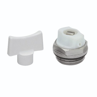 Zátka radiátorová s odvzdušněním VE-1307B, DN 15, 1/2, Slovarm 400781