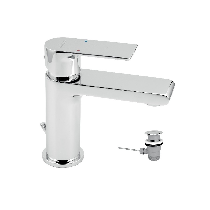 Umyvadlová baterie Nobless Trend, chrom, stojánková, s výpustí, Novaservis 41001,0