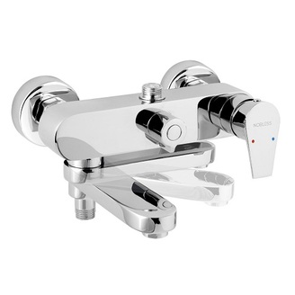 Sprchová/vanová baterie Nobless Vision X 150 mm, chrom, nástěnná, bez příslušenství, Novaservis 42023/1,0