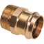 Lisovací přechodka CU Press 4243G d 15 x 1/2, vnější závit