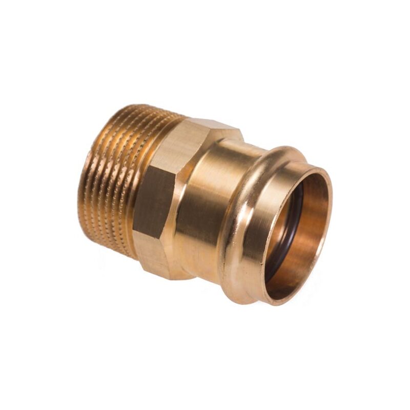 Lisovací přechodka CU Press 4243G d 15 x 3/8, vnější závit