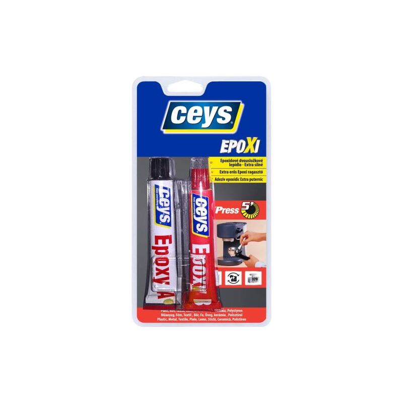 Lepidlo epoxidové Ceys, rychle tvrdnoucí 30ml