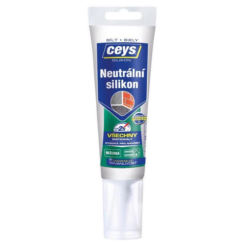 Silikon neutrální Ceys, bílý v tubě 125ml