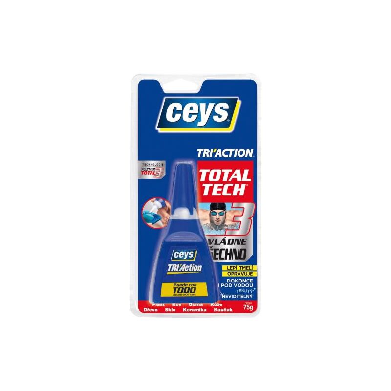 Lepidlo univerzální Ceys, TRIAction blister 75g