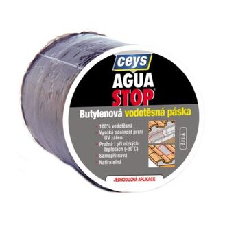 Páskové lepidlo butylenové Agua Stop 150 mm x 10 m, Ceys 42901004