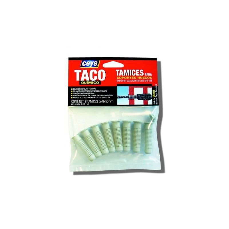 Sítko pro chemickou kotvu Ceys, 9mm×50mm
