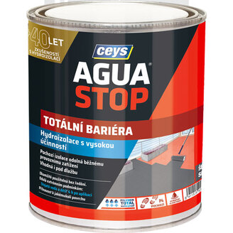Hydroizolace AGUA STOP totální bariéra šedá 1 kg, Ceys 42902831