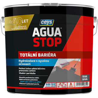 Hydroizolace AGUA STOP totální bariéra šedá 4 kg, Ceys 42902833