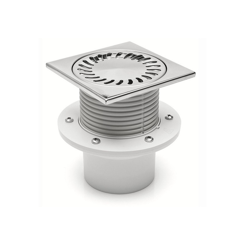 Vpusť podlahová Chuděj, DN 110, PV110N-PR4 spodní