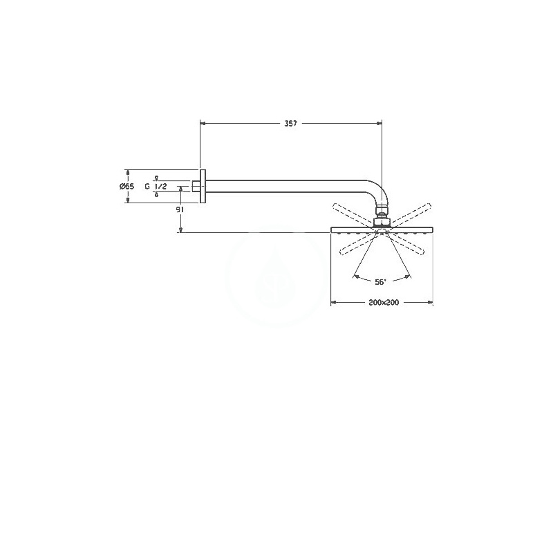 Hlavová sprcha VIVA