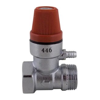 Pojistný ventil k bojleru 6 bar, 1/2, DN 15, 446, Steno 5844612
